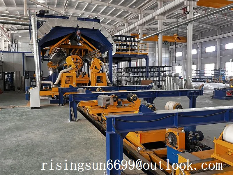 Fully Automatic FRP Pipe Continuous Production Line factory